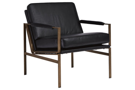 Puckman Black Accent Chair from Ashley - Luna Furniture