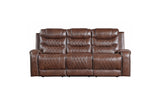 Putnam Brown Reclining Living Room Set from Homelegance - Luna Furniture