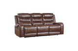 Putnam Brown Reclining Living Room Set from Homelegance - Luna Furniture