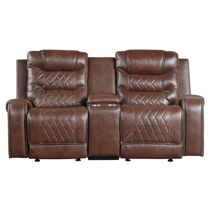 Putnam Brown Reclining Living Room Set from Homelegance - Luna Furniture