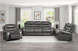 Putnam Gray Reclining Living Room Set from Homelegance - Luna Furniture