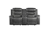 Putnam Gray Reclining Living Room Set from Homelegance - Luna Furniture