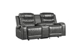Putnam Gray Reclining Living Room Set from Homelegance - Luna Furniture