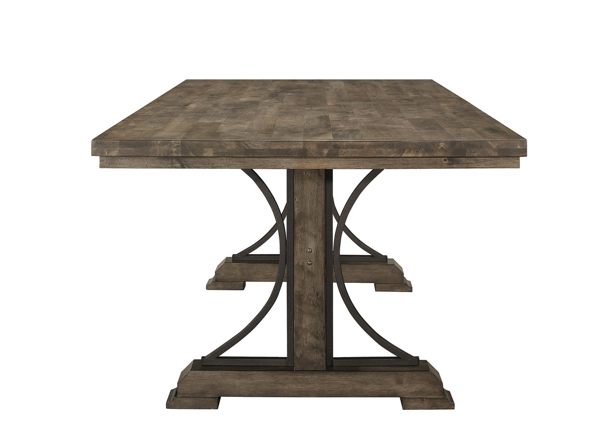 Quincy Grayish Brown Dining Table from Crown Mark - Luna Furniture