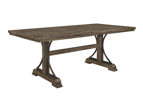 Quincy Grayish Brown Dining Table from Crown Mark - Luna Furniture