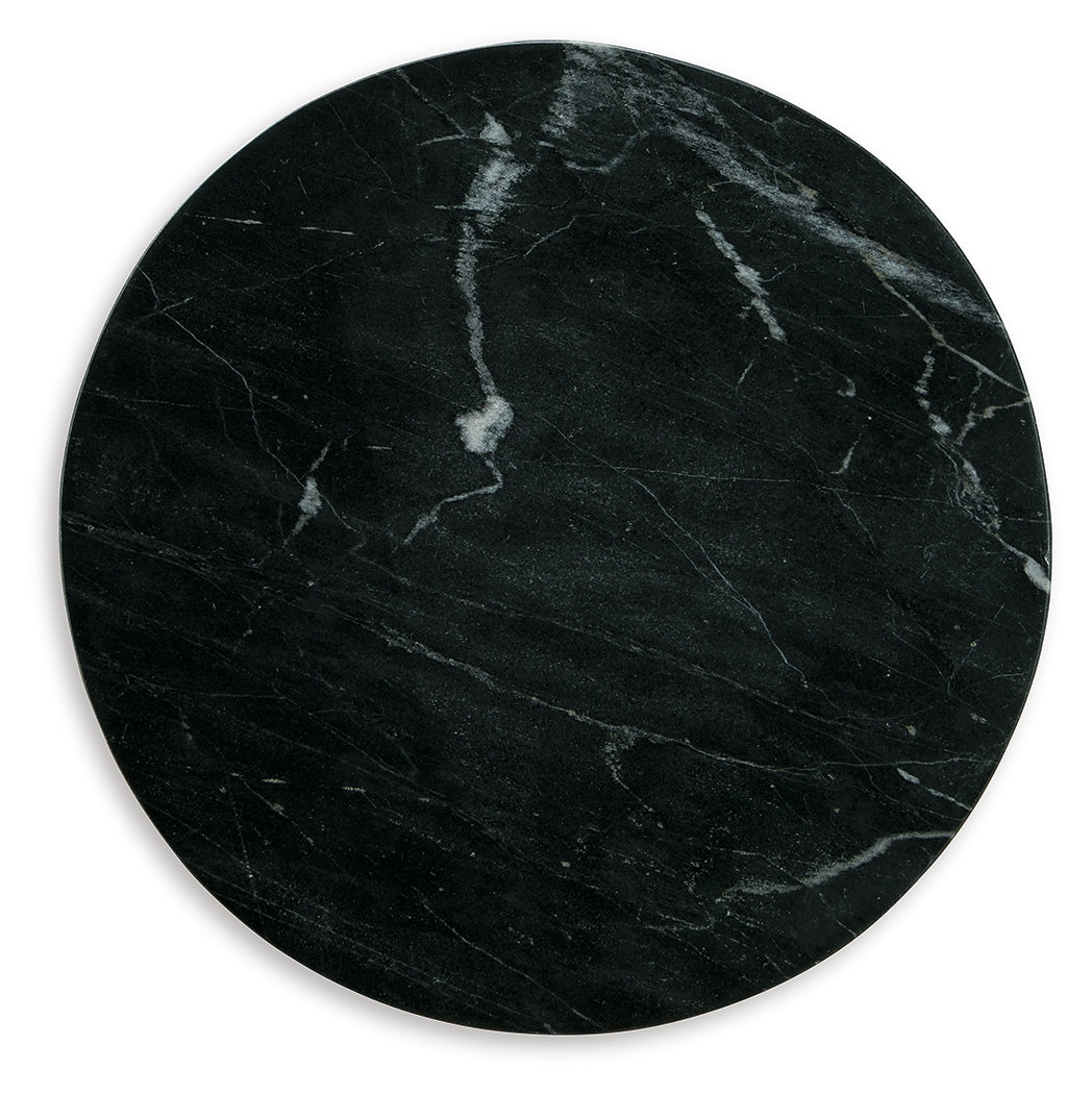 Quinndon Brown/Black Accent Table from Ashley - Luna Furniture