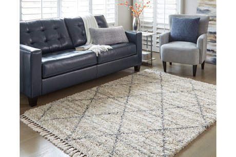 Abdalah Beige/Gray 5' x 7' Rug from Ashley - Luna Furniture