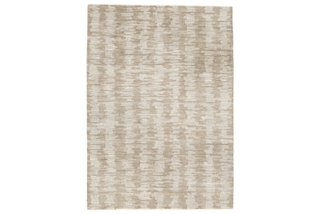 Abanlane Brown/Cream Medium Rug from Ashley - Luna Furniture