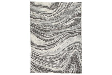 Wysdale Cream/Gray Large Rug from Ashley - Luna Furniture