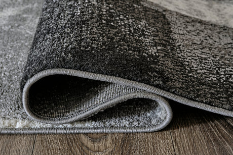 Brycebourne Black/Cream/Gray Medium Rug from Ashley - Luna Furniture