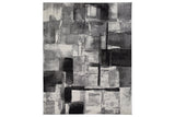 Brycebourne Black/Cream/Gray Medium Rug from Ashley - Luna Furniture