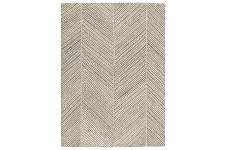 Leaford Taupe/Brown/Gray Large Rug