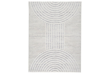 Lambworth Gray/Cream Medium Rug from Ashley - Luna Furniture