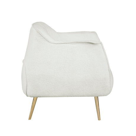 Rachael White Accent Chair from Homelegance - Luna Furniture