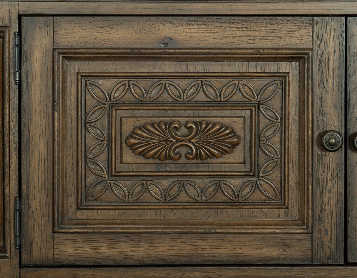 Rachelle Weathered Pecan Chest from Homelegance - Luna Furniture