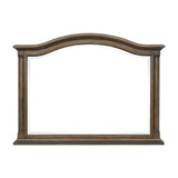 Rachelle Weathered Pecan Mirror (Mirror Only) from Homelegance - Luna Furniture