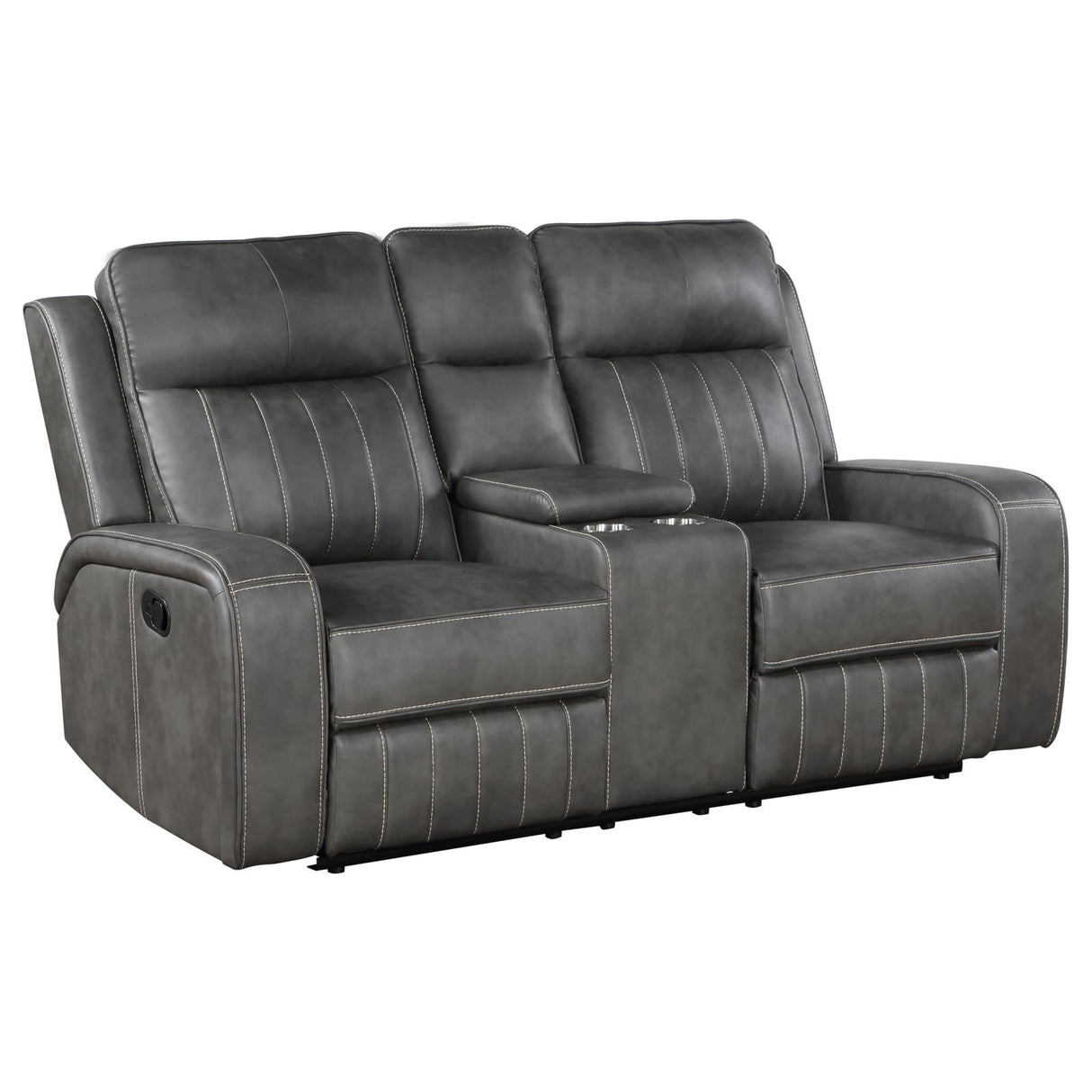 Raelynn Gray 3-Piece Upholstered Motion Reclining Sofa Set from Coaster - Luna Furniture