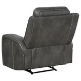 Raelynn Gray 3-Piece Upholstered Motion Reclining Sofa Set from Coaster - Luna Furniture