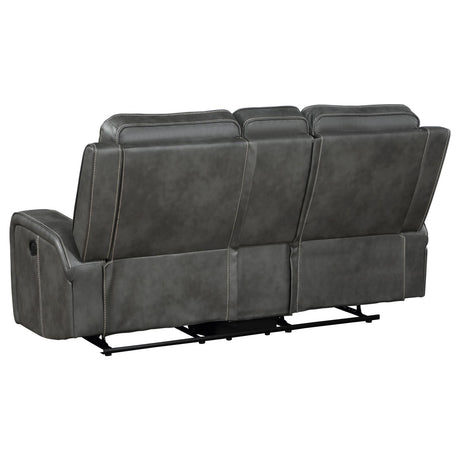 Raelynn Gray 3-Piece Upholstered Motion Reclining Sofa Set from Coaster - Luna Furniture
