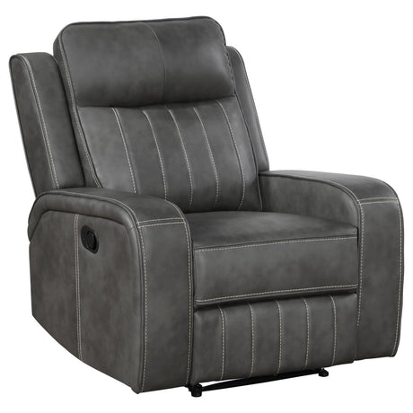 Raelynn Gray 3-Piece Upholstered Motion Reclining Sofa Set from Coaster - Luna Furniture