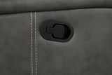 Raelynn Gray Upholstered Motion Reclining Sofa from Coaster - Luna Furniture