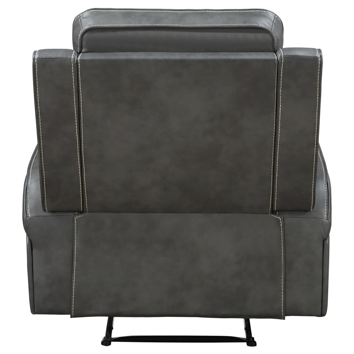 Raelynn Gray Upholstered Recliner Chair from Coaster - Luna Furniture