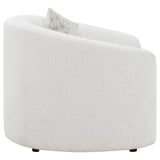 Rainn Latte Upholstered Tight Back Chair from Coaster - Luna Furniture