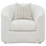 Rainn Latte Upholstered Tight Back Living Room Set from Coaster - Luna Furniture