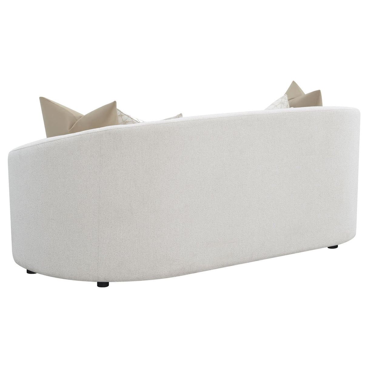 Rainn Latte Upholstered Tight Back Sofa from Coaster - Luna Furniture