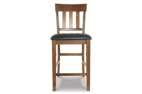 Ralene Medium Brown Counter Height Barstool, Set of 2 from Ashley - Luna Furniture