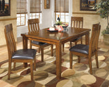 Ralene Medium Brown Extendable Dining Set from Ashley - Luna Furniture