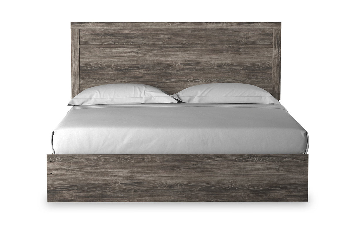 Ralinksi Gray King Panel Bed from Ashley - Luna Furniture