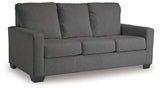 Rannis Pewter Full Sofa Sleeper from Ashley - Luna Furniture
