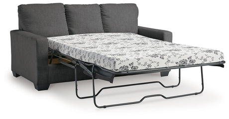 Rannis Pewter Full Sofa Sleeper from Ashley - Luna Furniture
