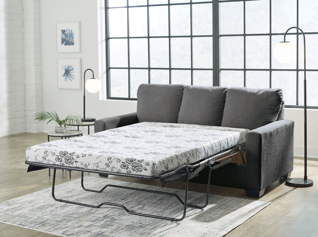 Rannis Pewter Full Sofa Sleeper from Ashley - Luna Furniture