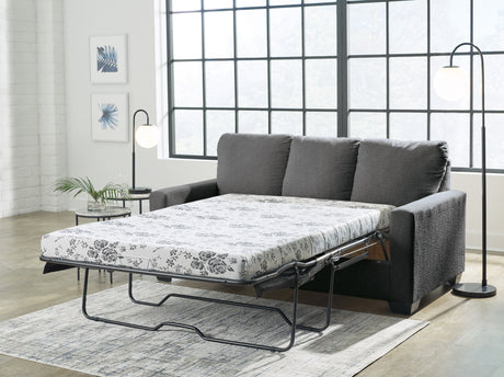 Rannis Pewter Full Sofa Sleeper from Ashley - Luna Furniture
