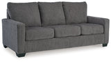 Rannis Pewter Queen Sofa Sleeper from Ashley - Luna Furniture