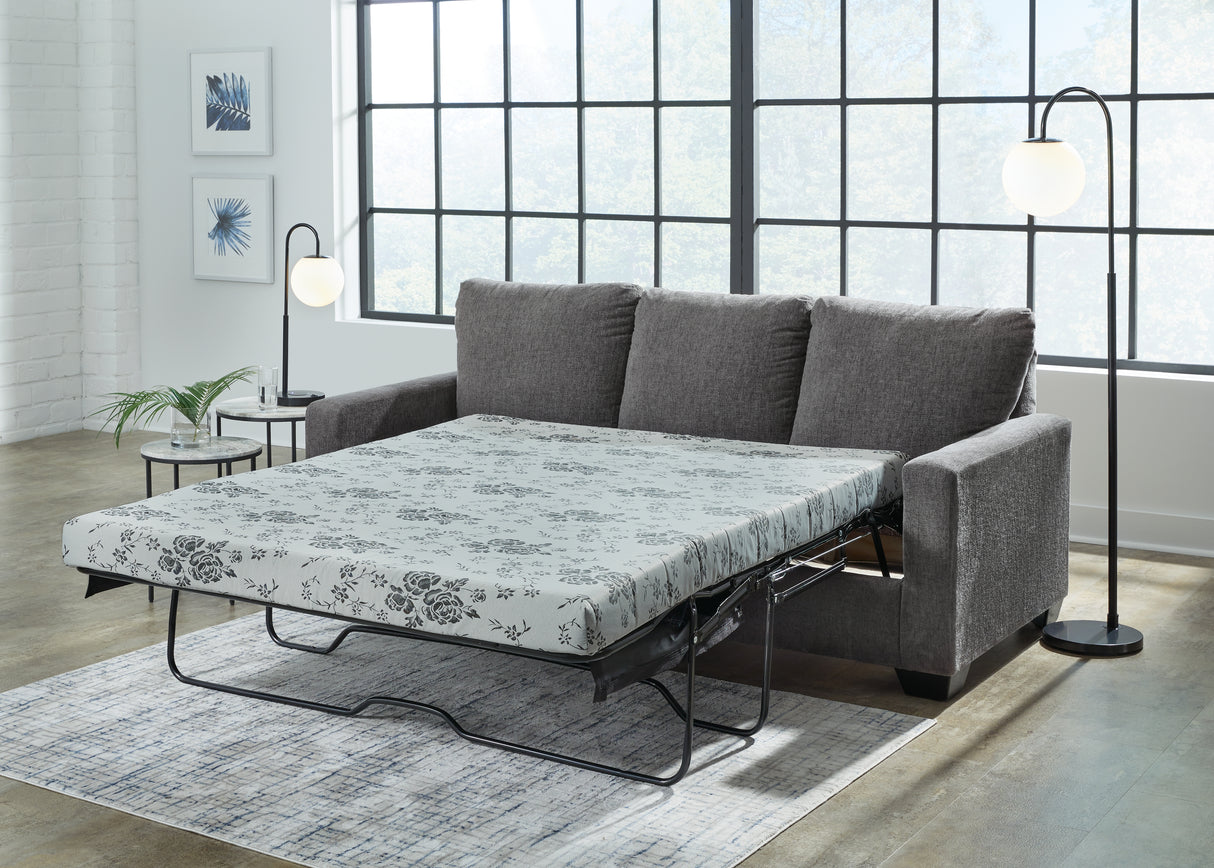 Rannis Pewter Queen Sofa Sleeper from Ashley - Luna Furniture