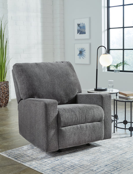 Rannis Pewter Recliner from Ashley - Luna Furniture