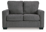 Rannis Pewter Twin Sofa Sleeper from Ashley - Luna Furniture