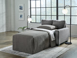 Rannis Pewter Twin Sofa Sleeper from Ashley - Luna Furniture