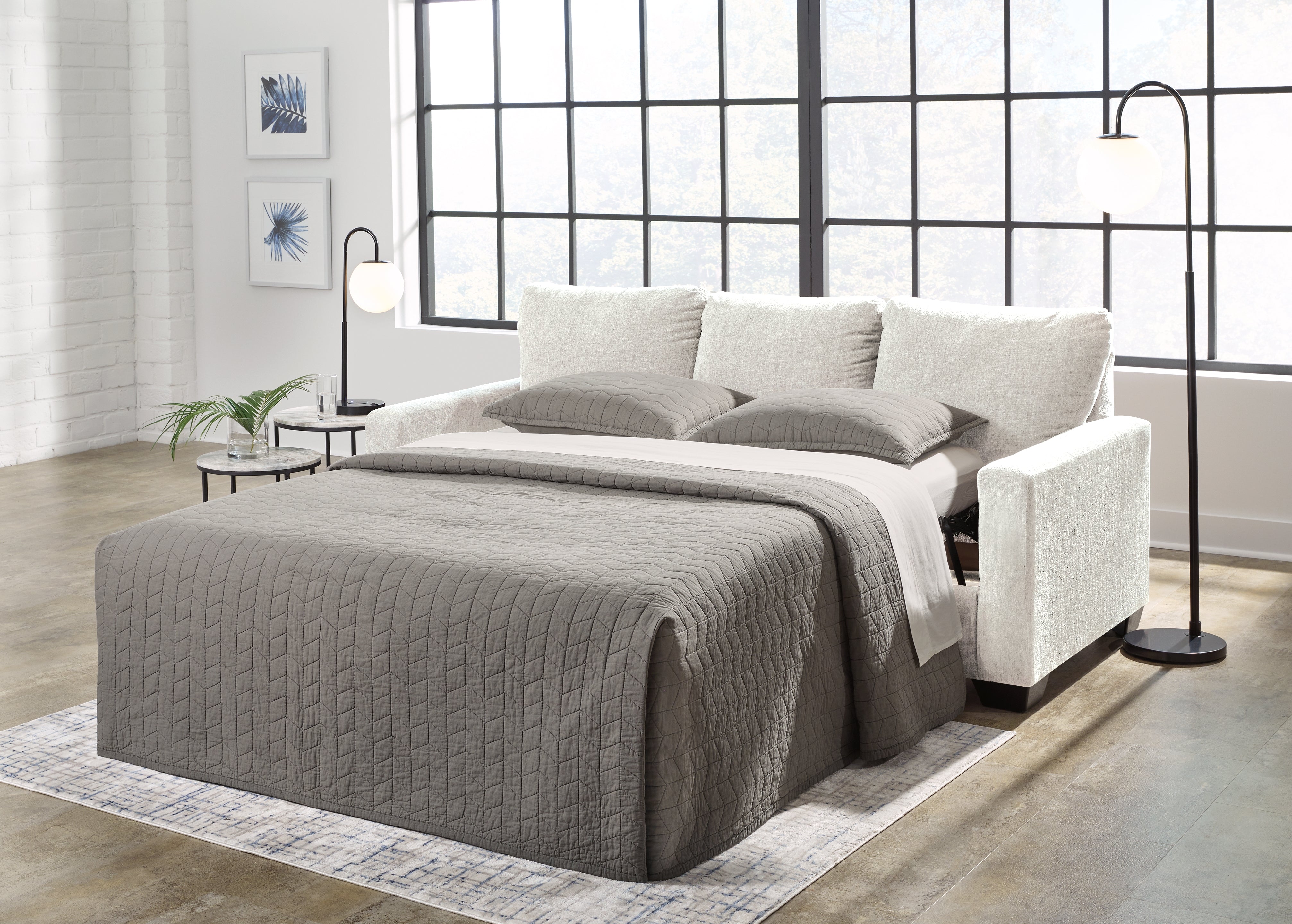 Ashley Rannis Snow Queen Sofa Sleeper - Luna Furniture