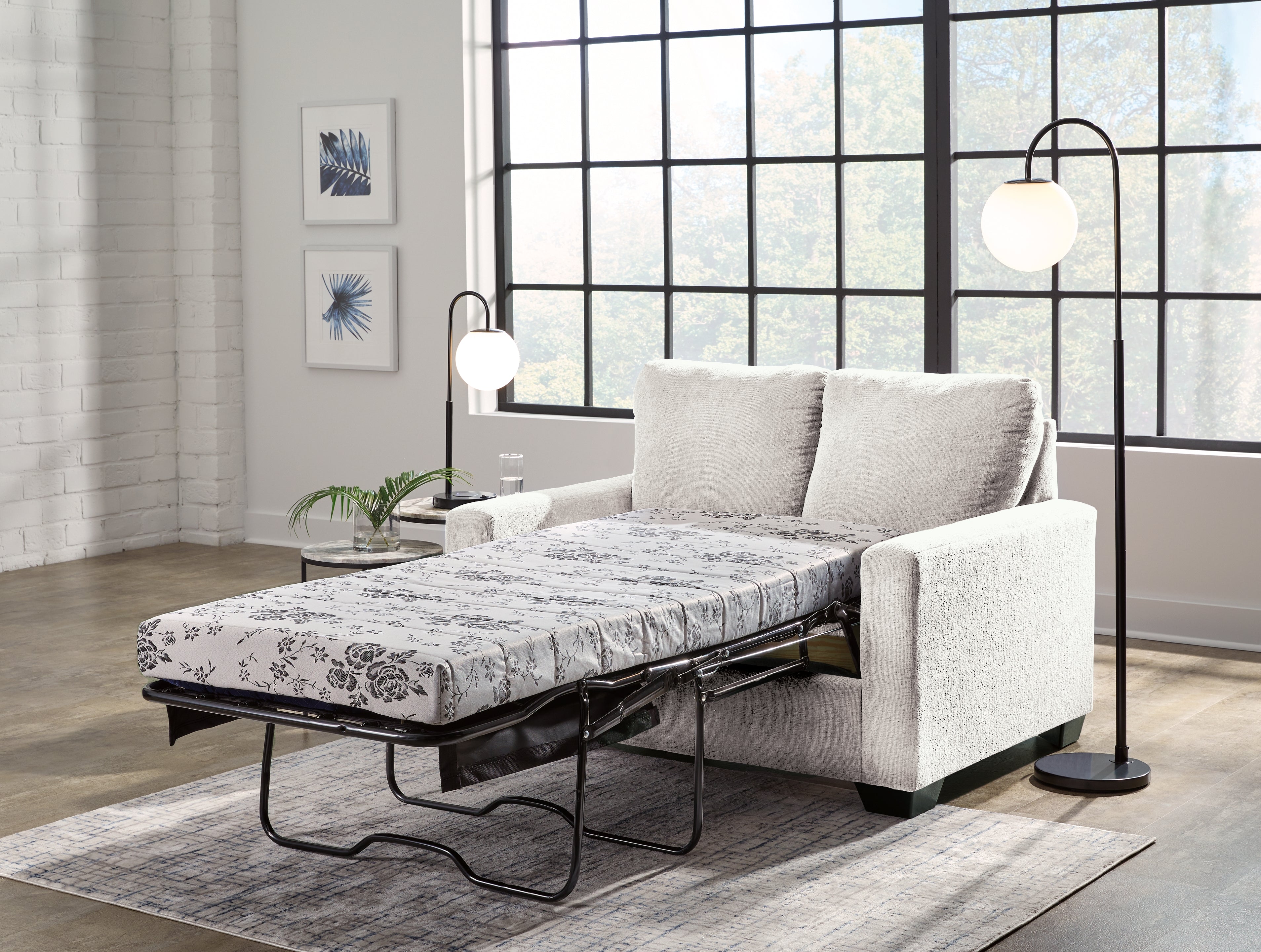 Rannis Snow Twin Sofa Sleeper - Luna Furniture