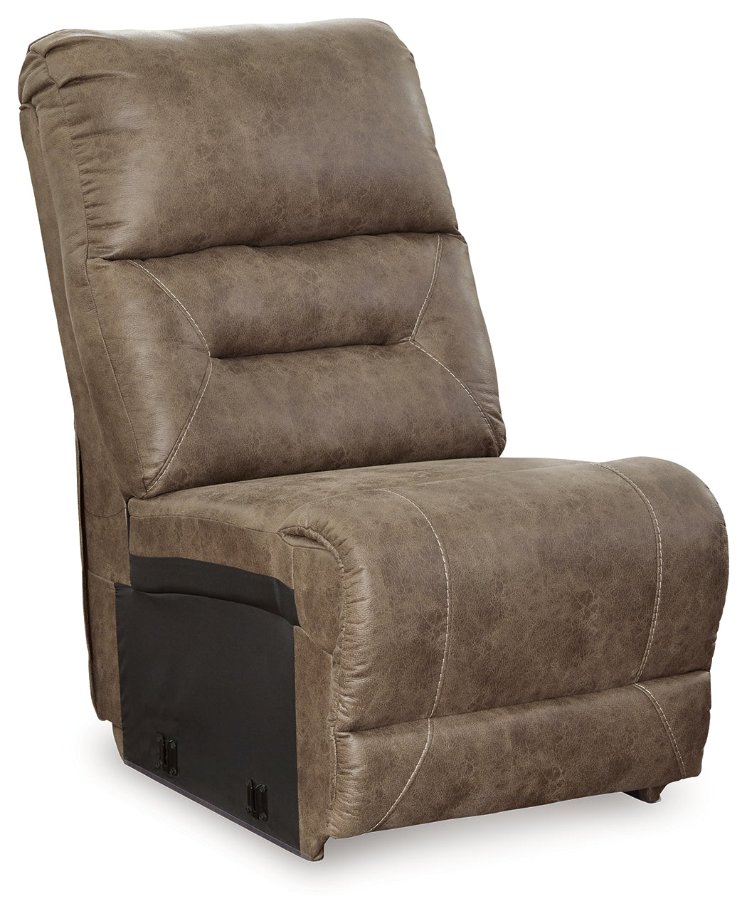 Ravenel Fossil Armless Chair - Luna Furniture