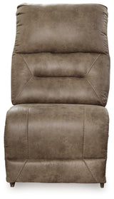 Ravenel Fossil Armless Chair from Ashley Furniture - Luna Furniture