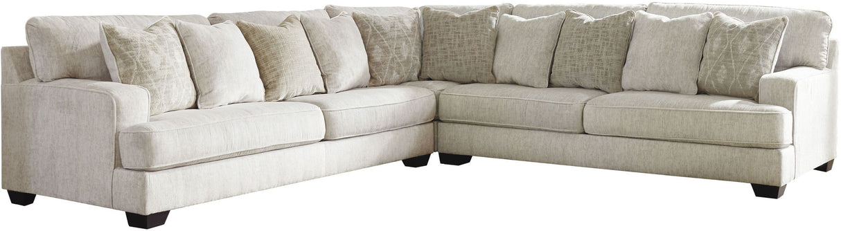 Rawcliffe Parchment 3-Piece Sectional from Ashley - Luna Furniture