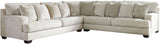 Rawcliffe Parchment 3-Piece Sectional from Ashley - Luna Furniture