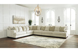 Rawcliffe Parchment 4-Piece Sectional from Ashley - Luna Furniture