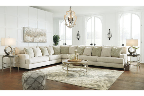 Rawcliffe Parchment 4-Piece Sectional from Ashley - Luna Furniture