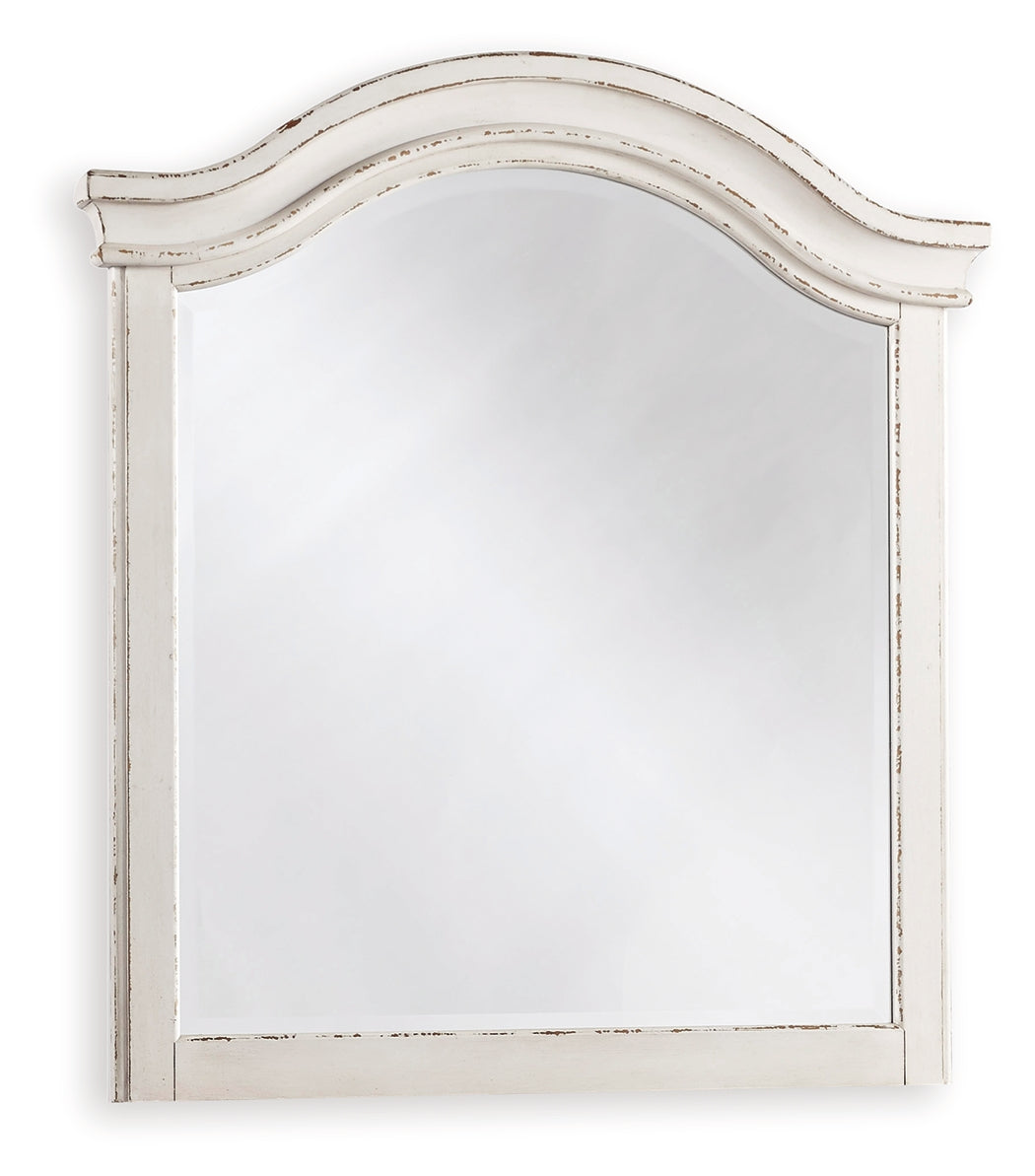 Realyn Chipped White Bedroom Mirror (Mirror Only) from Ashley - Luna Furniture